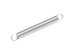 RESSORT TRACTION ACIER GALVANISE  4KG 1MMX75MM /2PCS STANDERS