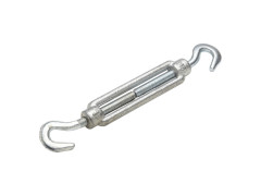 TENDEUR 2 CROCHETS ACIER ZINGUE 110KG POUR CABLE D.8MM STANDERS