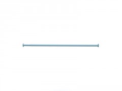 BARRE EXTENSIBLE POUR RIDEAU DE DOUCHE 70 120CM BLANC