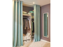 BARRE EXTENSIBLE POUR RIDEAU DE DOUCHE 120-220CM BLANC