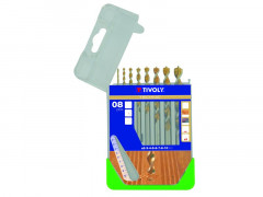 FORET BOIS TECHNIC QUEUE CYLINDRIQUE COFFRET 8 PIECES