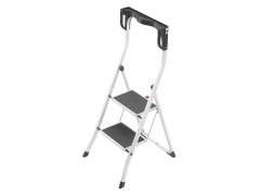 MARCHEPIED 2 MARCHES SAFETY ERGO PLUS + GARDE CORP ET TABLETTE PORTE O