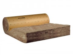 LAINE DE VERRE REVETU KRAFT 1.2X2.6M EP300MM ROULEAU 3.12M2