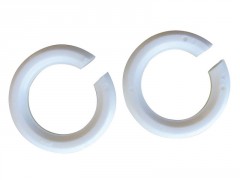 BAGUE ABAT-JOUR E27/B22 E14 BLANC X2