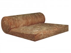 LAINE DE VERRE MINERALE NUE EN ROULEAU 1,2x7,4 M EP100 MM 8.88M2