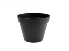 POT ROND TOSCANE DIAM. 40X32 23L GRIS ANTHRACITE