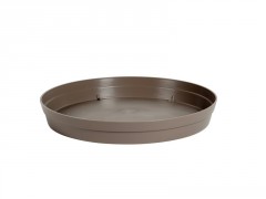 SOUCOUPE TOSCANE DIAMETRE 22.5CM POT DIAMETRE 30CM TAUPE