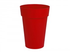 VASE HAUT ROND TOSCANE 67L 46X65 ROUGE