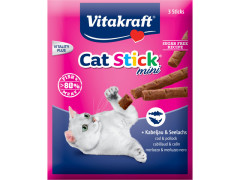 FRIANDISE CHAT STICK MINI COLIN/CABILLAUD X3 VITAKRAFT