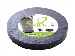 SUPPORT ROULETTE D30 ARDOISE 5 ROULETTES