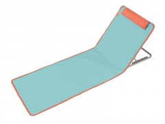CALE DOS DE PLAGE OPALE 5 POSITIONS POCHE ARRIERE COUSSIN APPUI TETE