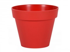 POT ROND TOSCANE DIAM. 30X20.6 10L ROUGE