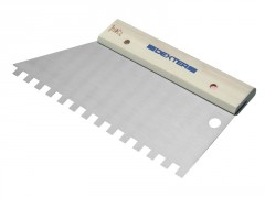 COUTEAU COLLE PARQUET / CARRELAGE DEXTER 28CM LAME ACIER MANCHE BOIS