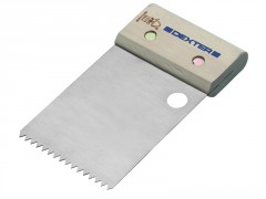COUTEAU COLLE PETIT CARREAU DEXTER 8CM LAME ACIER MANCHE BOIS DT TRIA