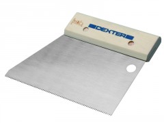 COUTEAU COLLE REVET MUR DEXTER 18CM LAME ACIER MANCHE BOIS DT TRIANG