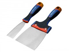 COUTEAU DEXTER LAME INOX MANCHE BI-MATIERE 4 ET 12CM LOT DE 2