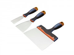 COUTEAU DEXTER LAME INOX MANCHE BI-MATIERE 4/8/20CM LOT DE 3