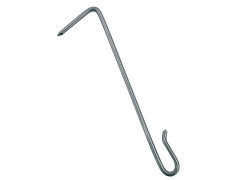 CROCHET L.90MM PRESSION ARDOISE INOX X50