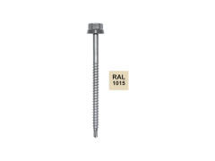 VIS AUTOPERCEUSE D6,5MM L.100MM SABLE RAL 1015 X10