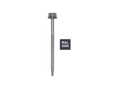 VIS AUTOPERCEUSE D6,5MM L.100MM BLEU ARDOISE RAL 5008 X10