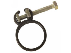 COLLIER DOUBLE FIL ACIER GALVANISE 35/40MM S/B2