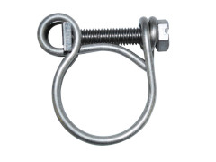 COLLIER DOUBLE FIL ACIER GALVANISE 38/43MM S/B2