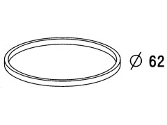 JOINT DE CULOT POUR SIPHON 62X58X3MM