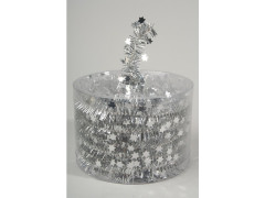 GUIRLANDE INT PET ETOILE D3CM 7M SCINTILLANT BRILLANT ARGENT