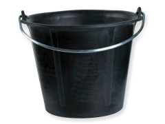 SEAU 20 L POLYETHYLENE NOIR