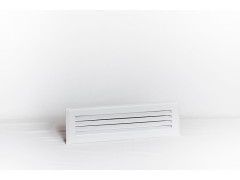 GRILLE DE DECOMPRESSION ACIER LAQUE EPOXY  EQUATION 19.5 X 6 CM