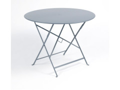 TABLE DE JARDIN BISTRO GRIS DIAMETRE 96 CM