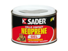 COLLE D'ASSEMBLAGE CONTACT NEOPRENE GEL SADER BEIGE  BOITE METAL 250ML