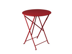 TABLE DE JARDIN BISTRO PIMENT DIAMETRE 60 CM