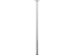 PIED TABLE CYLINDRIQUE 30X70CM ACIER CHROME