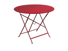 TABLE DE JARDIN BISTRO PIMENT DIAMETRE 96 CM