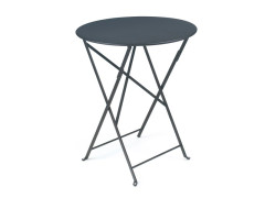 TABLE DE JARDIN BISTRO GRIS DIAMETRE 60 CM