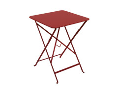 TABLE DE JARDIN BISTRO PIMENT 57X57 CM
