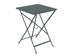 TABLE DE JARDIN CARRE BISTRO GRIS ORAGE 57X57 CM