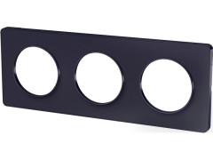 PLAQUE TRIPLE LISERE ODACE ANTHRACITE