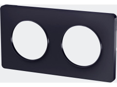 PLAQUE DOUBLE LISERE ODACE ANTHRACITE