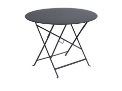 TABLE DE JARDIN BISTRO CARBONE DIAMETRE 96 CM