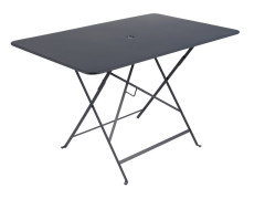 TABLE DE JARDIN BISTRO CARBONE 117X77 CM