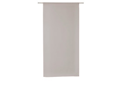 PAIRE DE VITRAGES TAMISANT LEO GRIS POIVRE N5 L.60 X H.180 CM