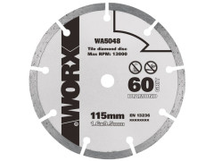 LAME DIAMANT 115MM WORX