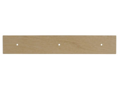 PLAQUE DE PORTEMANTEAU 3 TETES CHENE A FIXER OU A SUSPENDRE MODULO