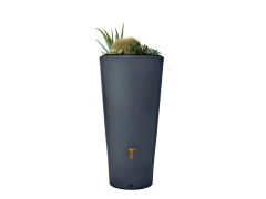 RECUPERATEUR D EAU CYLINDRIQUE GARANTIA VASO 220L GRIS