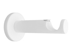 SUPPORT TIGE DIAMETRE 20 76MM BLANC MAT LOT DE 2