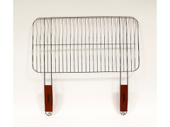 GRILLE BARBECUE SIMPLE 57X30CM MANCHE BOIS