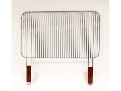 GRILLE BARBECUE SIMPLE 67X40CM MANCHE BOIS