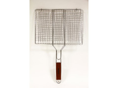 GRILLE BARBECUE PANIER DOUBLE 40X30CM